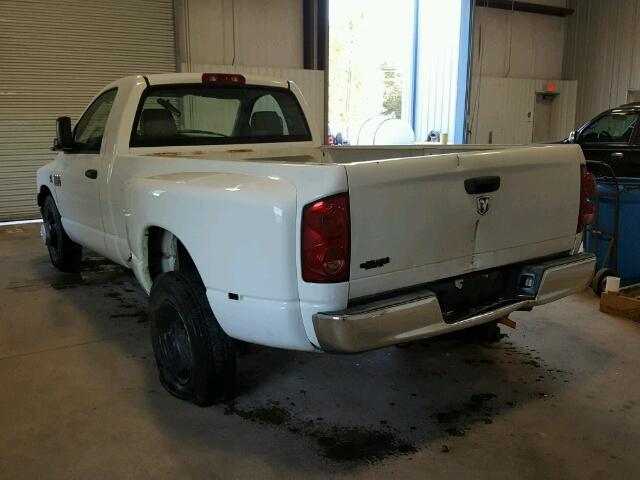3D7ML46C77G712955 - 2007 DODGE RAM 3500 S WHITE photo 3