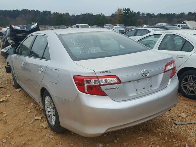 4T1BF1FKXEU370034 - 2014 TOYOTA CAMRY L SILVER photo 3