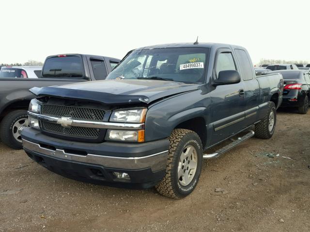 1GCEK19B05E306460 - 2005 CHEVROLET SILVERADO TURQUOISE photo 2