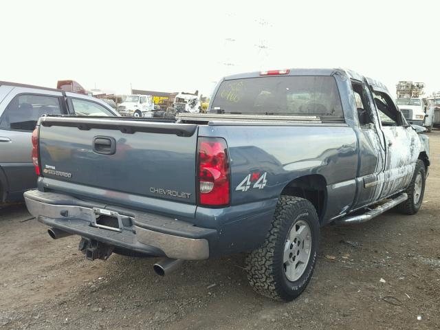 1GCEK19B05E306460 - 2005 CHEVROLET SILVERADO TURQUOISE photo 4