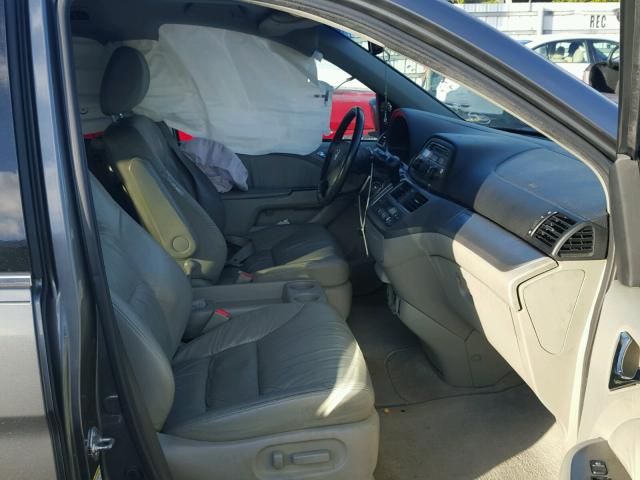 5FNRL38698B092117 - 2008 HONDA ODYSSEY EX GRAY photo 5