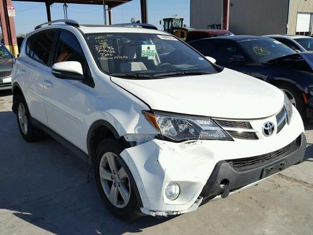 JTMWFREV2ED036788 - 2014 TOYOTA RAV4 XLE WHITE photo 1