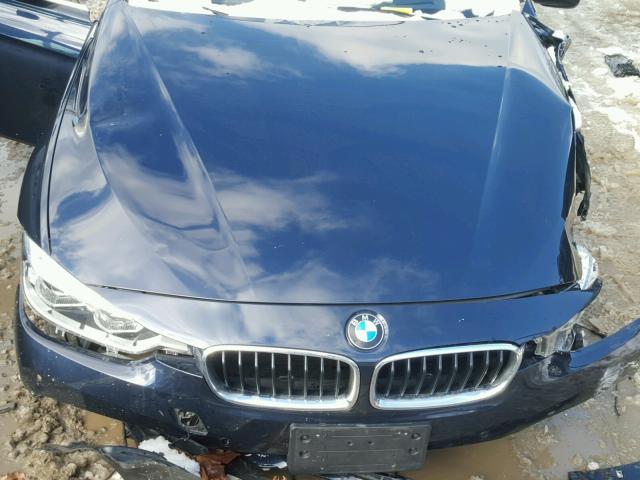 WBA8J1C32HA018711 - 2017 BMW 328 D BLUE photo 7