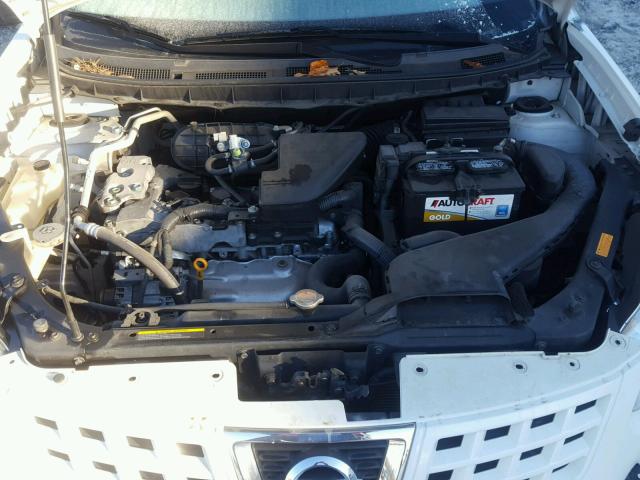 JN8AS58V29W172895 - 2009 NISSAN ROGUE S WHITE photo 7