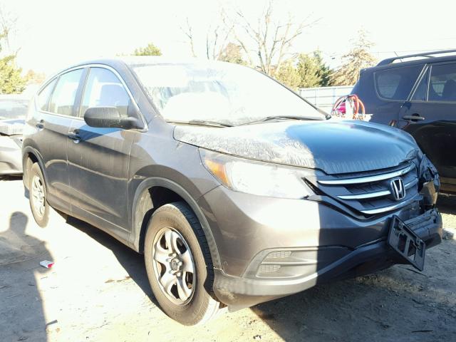 2HKRM4H34DH605780 - 2013 HONDA CR-V LX GRAY photo 1