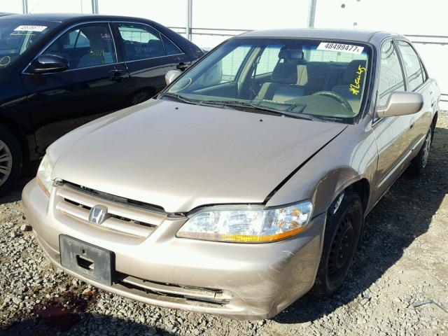 JHMCG66571C007119 - 2001 HONDA ACCORD LX GOLD photo 2