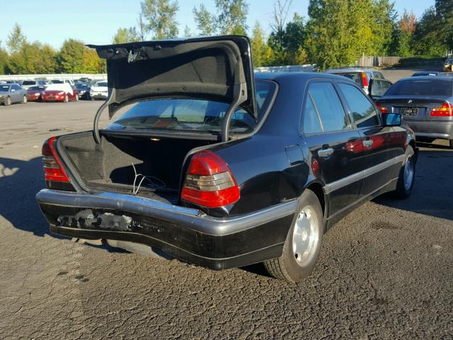 WDBHA23G7WA574021 - 1998 MERCEDES-BENZ C 230 BLACK photo 4