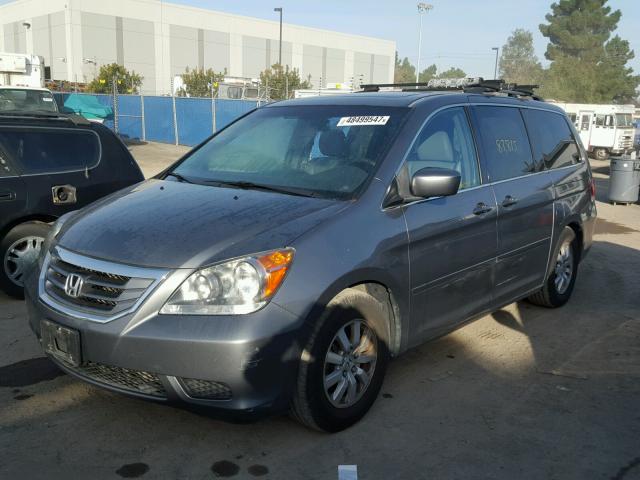 5FNRL38739B408914 - 2009 HONDA ODYSSEY EX SILVER photo 2