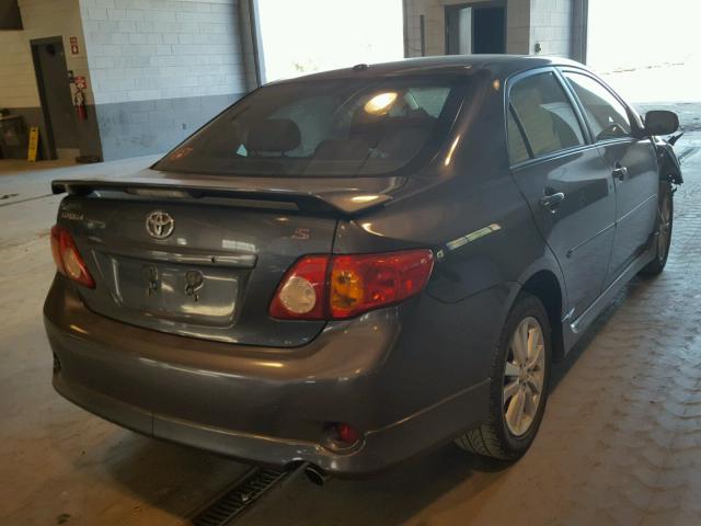 2T1BU40E29C115251 - 2009 TOYOTA COROLLA BA GRAY photo 4