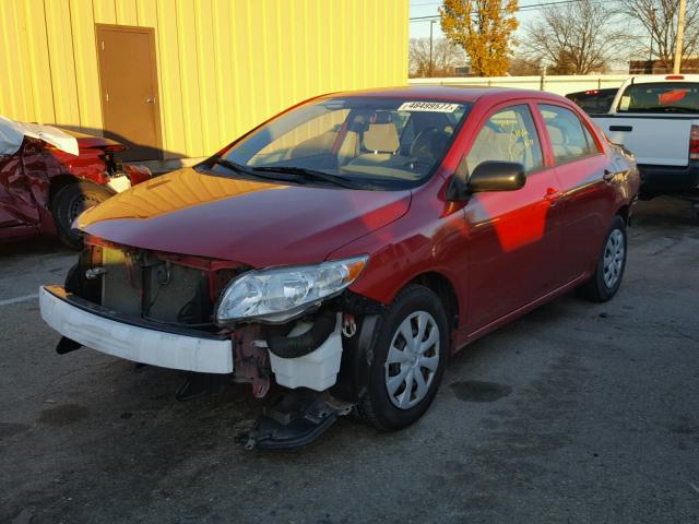 JTDBU4EE7AJ073077 - 2010 TOYOTA COROLLA BA RED photo 2