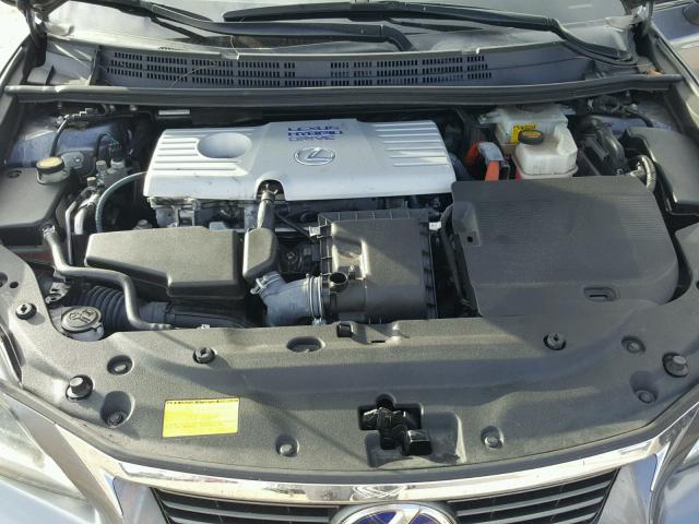 JTHKD5BH7C2050706 - 2012 LEXUS CT 200 GRAY photo 7