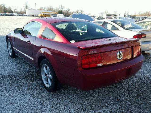 1ZVFT80N075369995 - 2007 FORD MUSTANG RED photo 3