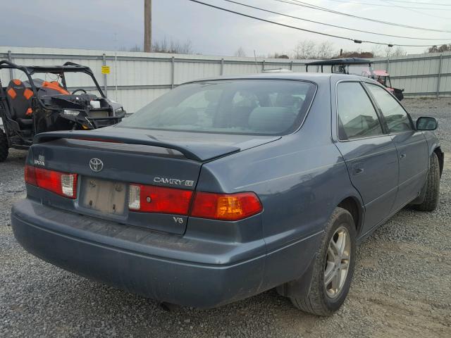 JT2BF22K110297825 - 2001 TOYOTA CAMRY CE BLUE photo 4