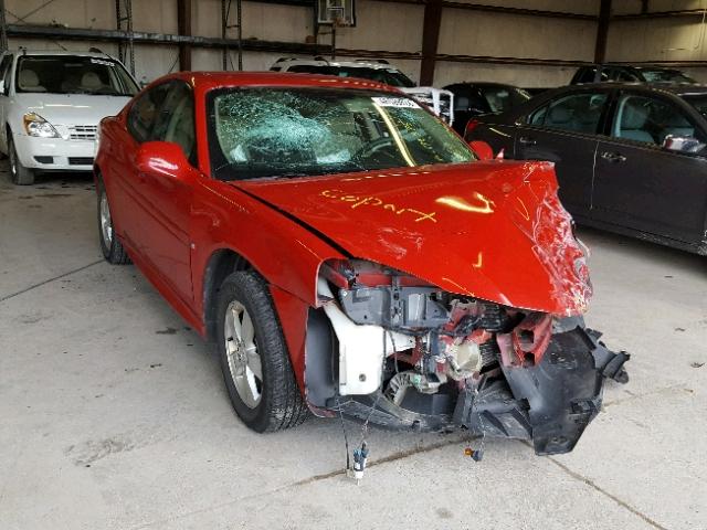 2G2WP552081130636 - 2008 PONTIAC GRAND PRIX წითელი ფოტო 1