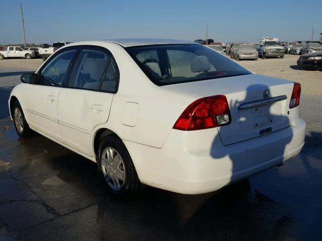 2HGES16593H537475 - 2003 HONDA CIVIC LX WHITE photo 3