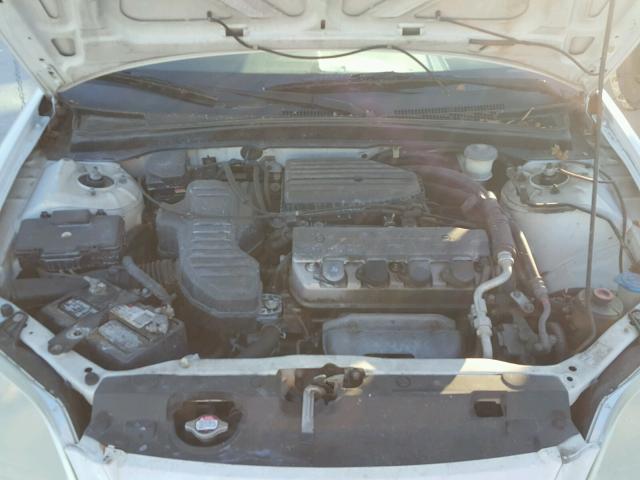 2HGES16593H537475 - 2003 HONDA CIVIC LX WHITE photo 7