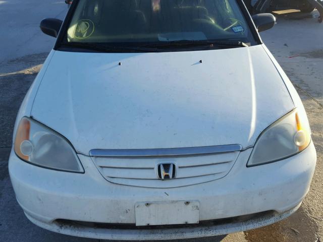 2HGES16593H537475 - 2003 HONDA CIVIC LX WHITE photo 9