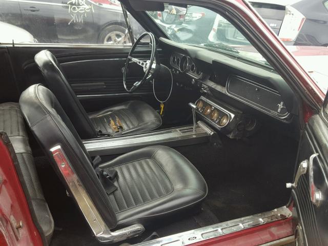 6R07C210385 - 1966 FORD MUSTANG RED photo 5