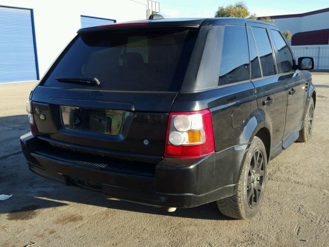 SALSK25468A181906 - 2008 LAND ROVER RANGE ROVE BLACK photo 4