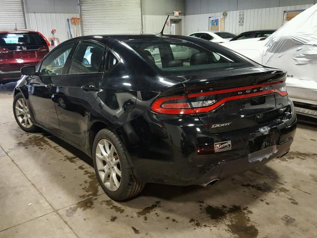 1C3CDFEB5ED914487 - 2014 DODGE DART GT BLACK photo 3