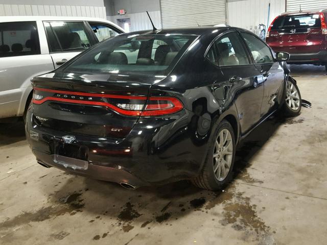 1C3CDFEB5ED914487 - 2014 DODGE DART GT BLACK photo 4