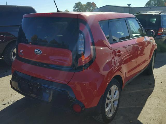 KNDJP3A52G7865288 - 2016 KIA SOUL + RED photo 4