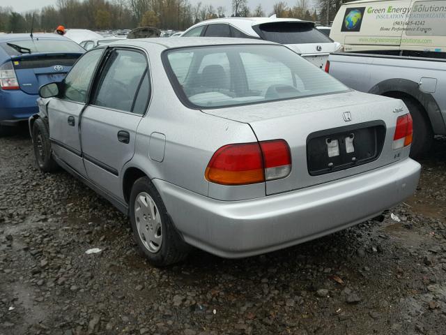 2HGEJ6678VH520512 - 1997 HONDA CIVIC LX SILVER photo 3