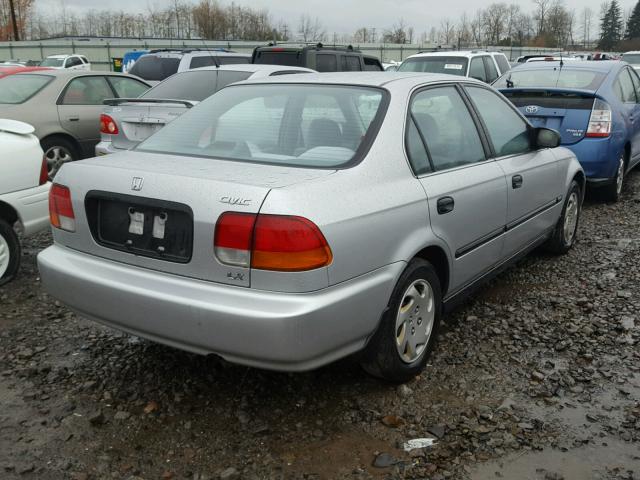 2HGEJ6678VH520512 - 1997 HONDA CIVIC LX SILVER photo 4