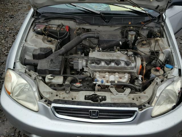 2HGEJ6678VH520512 - 1997 HONDA CIVIC LX SILVER photo 7