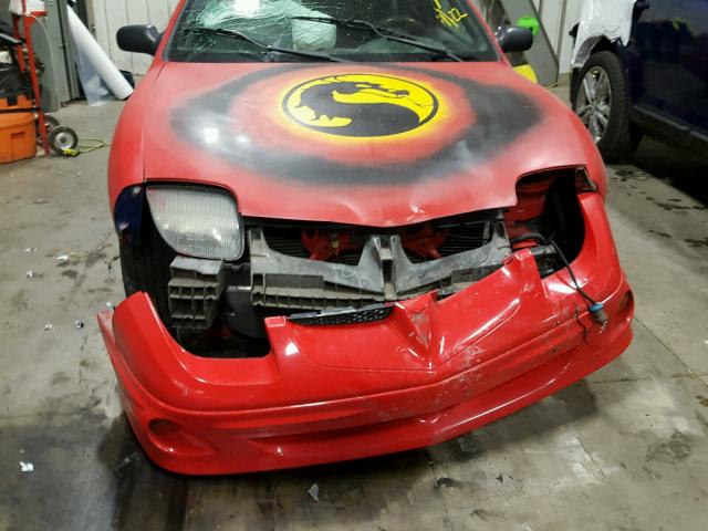 1G2JB124027114731 - 2002 PONTIAC SUNFIRE SE RED photo 9