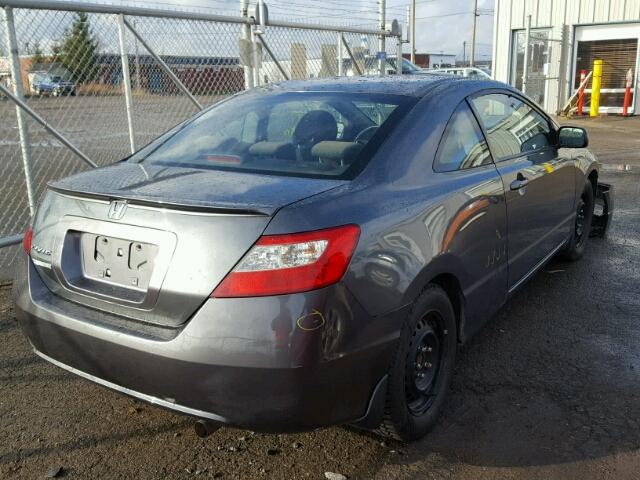 2HGFG11649H003394 - 2009 HONDA CIVIC LX CHARCOAL photo 4