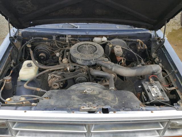 3B4GD12Y7JM820583 - 1988 DODGE RAMCHARGER BLUE photo 7