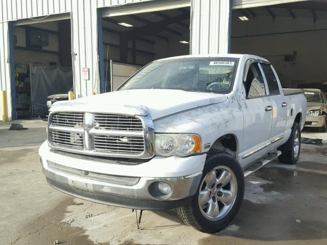 1D7HA18D25J565144 - 2005 DODGE RAM 1500 S WHITE photo 2