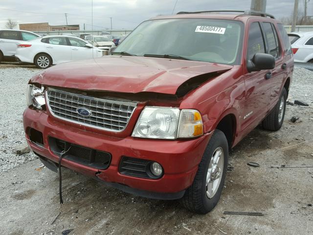 1FMZU73KX4UB45087 - 2004 FORD EXPLORER X RED photo 2