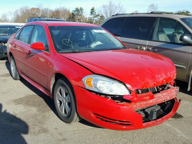 2G1WT57K391215081 - 2009 CHEVROLET IMPALA 1LT RED photo 1