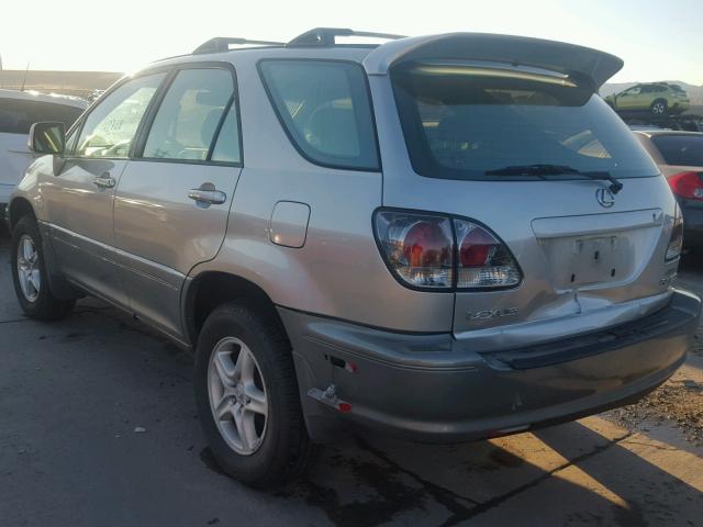 JTJHF10U910176327 - 2001 LEXUS RX 300 SILVER photo 3