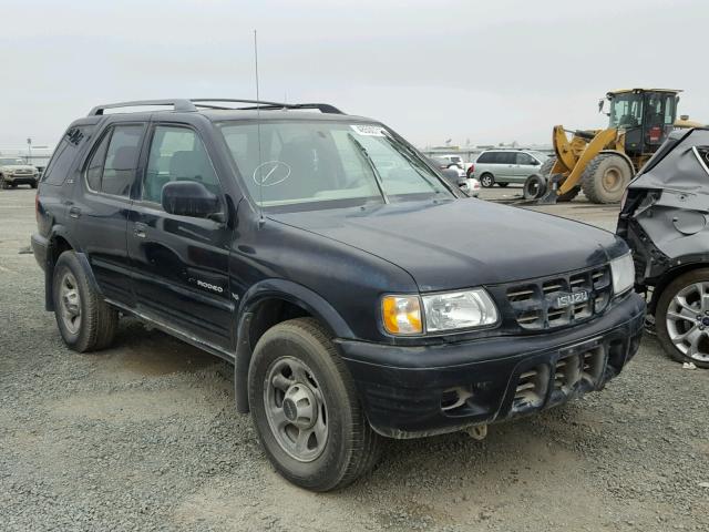 4S2DM58W114300334 - 2001 ISUZU RODEO S BLACK photo 1