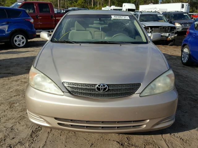 4T1BE32K24U281366 - 2004 TOYOTA CAMRY LE GOLD photo 9