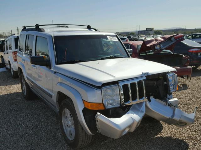 1J8HH48K08C239995 - 2008 JEEP COMMANDER SILVER photo 1