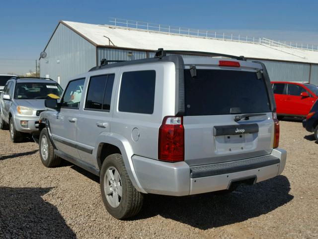 1J8HH48K08C239995 - 2008 JEEP COMMANDER SILVER photo 3