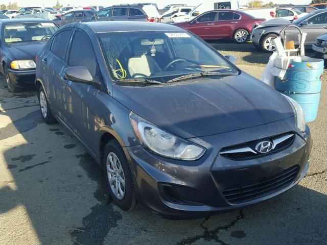 KMHCT4AE1CU123031 - 2012 HYUNDAI ACCENT GLS GRAY photo 1