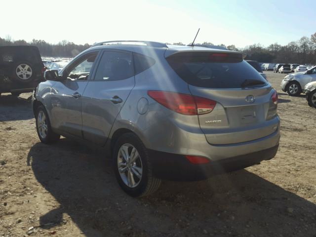 KM8JUCAC4BU205086 - 2011 HYUNDAI TUCSON GLS SILVER photo 3