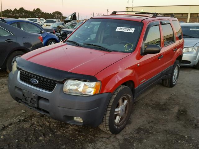 1FMYU03192KC50948 - 2002 FORD ESCAPE XLT RED photo 2