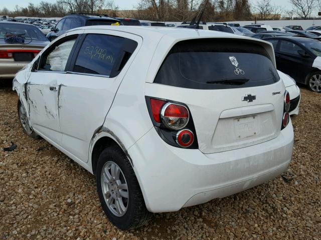 1G1JD6SHXC4128234 - 2012 CHEVROLET SONIC LT WHITE photo 3