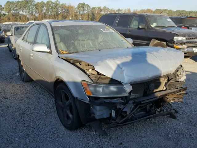 5NPEU46F98H353610 - 2008 HYUNDAI SONATA SE SILVER photo 1