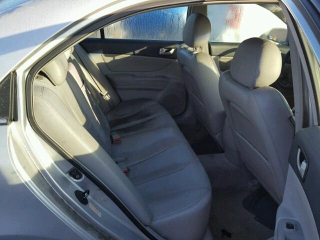 5NPEU46F98H353610 - 2008 HYUNDAI SONATA SE SILVER photo 6