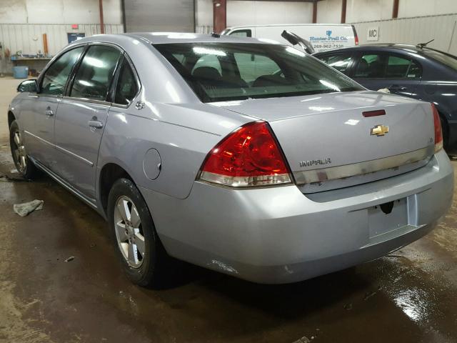 2G1WT58K169339197 - 2006 CHEVROLET IMPALA LT BLUE photo 3