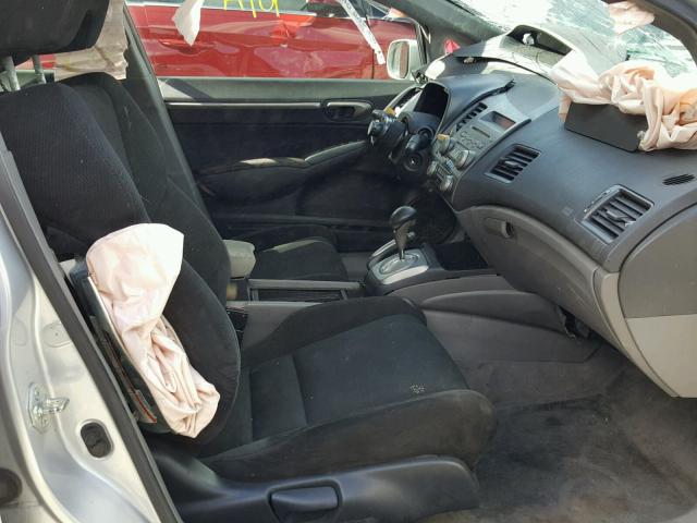 2HGFA16547H313558 - 2007 HONDA CIVIC LX SILVER photo 5