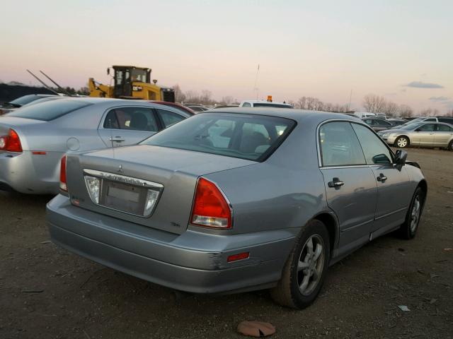 6MMAP57P82T001632 - 2002 MITSUBISHI DIAMANTE E GRAY photo 4