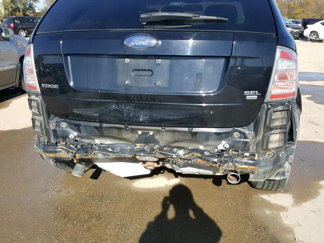 2FMDK49C47BA77863 - 2007 FORD EDGE SEL P BLACK photo 9